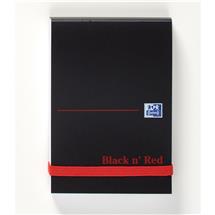 Black n Red A7 Casebound Polypropylene Cover Notebook Ruled 192 Pages