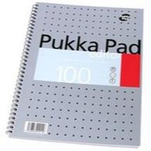 Pukka Pad Editor A4 Wirebound Card Cover Notebook Ruled 100 Pages