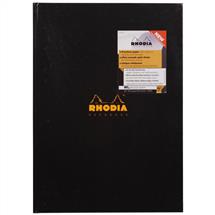 Rhodia A4 Casebound Hard Cover Notebook Ruled 192 Pages (Pack 3)