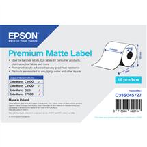 Epson  | Epson Premium Matte Label - Continuous Roll: 105mm x 35m