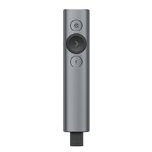 Logitech Spotlight™ Presentation Remote, Bluetooth/RF, USB, 30 m, Grey