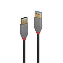 Lindy 0.5m USB 3.2 Type A Cable, 5Gbps, Anthra Line. Cable length: 0.5