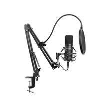 Studio microphone | Sandberg Streamer USB Microphone Kit | In Stock | Quzo UK