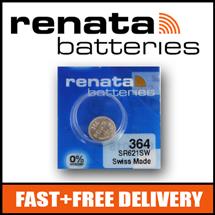 Renata | 1 x Renata 364 Watch Battery 1.55v SR621SW  Official Renata Watch