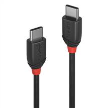 Lindy 1.5m USB 3.2 Type C to C Cable, 20Gbps, Black Line