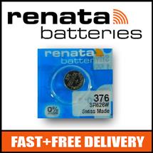 Renata Watch Batteries | 1 x Renata 376 Watch Battery 1.55v SR626W  Official Renata Watch