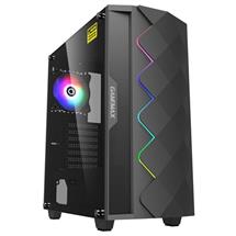 GameMax Diamond ARGB Gaming Case w/ Glass Window, ATX, ARGB Strip &