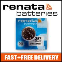 Renata | 1 x Renata 357 Watch Battery 1.55v SR44W  Official Renata Watch