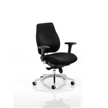 Chiro Office Chairs | Chiro Plus Chair Black with Arms PO000001 | In Stock
