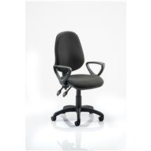 Eclipse Plus II Chair Black Loop Arms KC0022 | In Stock