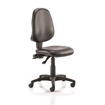 Eclipse Plus II Vinyl Chair Black Without Arms OP000029