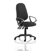Eclipse XL III Office Chairs | Eclipse Plus XL Chair Black Loop Arms KC0032 | In Stock