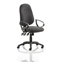 Eclipse Plus XL Chair Charcoal Loop Arms KC0034 | In Stock