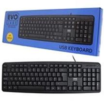 Evo Labs KD-101LUK keyboard Office USB QWERTY UK English Black