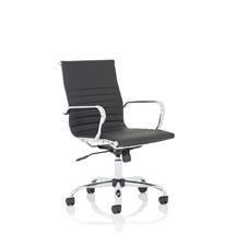 Nola | Nola Medium Black Soft Bonded Leather Executive Chair OP000225
