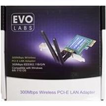 Evo Labs Networking Cards | Evo Labs NPEVON300PCIE. Internal. Connectivity technology: Wireless,