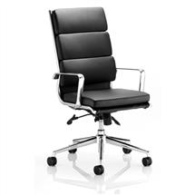 Savoy | Savoy Executive High Back Chair Black Soft Bonded Leather EX000067