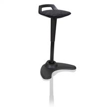 Spry Office Chairs | Dynamic Spry Stool Black Frame and Black Fabric Seat - OP000220