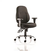 Storm Office Chairs | Storm Chair Black Fabric With Arms OP000127 | In Stock