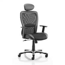 Victor | Victor II Executive Chair Black With Headrest KC0160