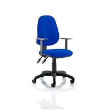 Eclipse Plus II Chair Blue Adjustable Arms KC0028 | In Stock