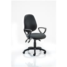 Eclipse Plus III Chair Charcoal Loop Arms KC0040 | In Stock