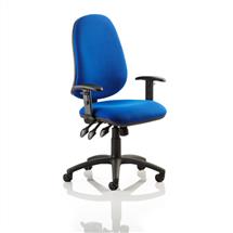 Eclipse XL III | Eclipse Plus XL Chair Blue Adjustable Arms KC0036 | In Stock