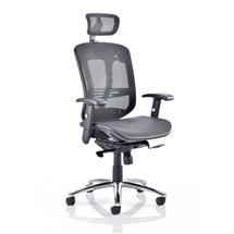 Mirage | Mirage II Executive Chair Black Mesh With Headrest KC0148
