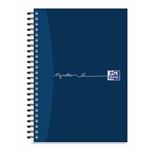 Oxford My Notes Notebook A5 Card Cover Wirebound Ruled 100 Pages Navy