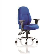 Storm Office Chairs | Storm Chair Blue Fabric With Arms OP000128 | In Stock