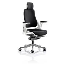 Zure | Zure Black Fabric With Arms With Headrest KC0161 | In Stock
