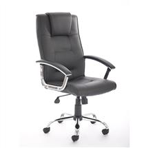 Thrift | Thrift Executive Chair Black Soft Bonded Leather EX000163