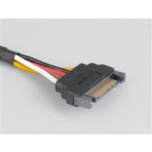 Akasa  | Akasa Sata Extension power cable Black 0.3 m | In Stock