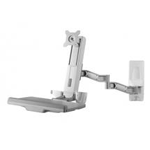 Amer Mounts AMR1WSL monitor mount / stand 61 cm (24") Wall Grey