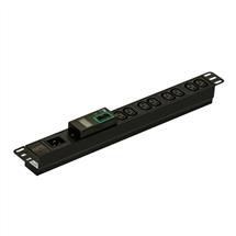 APC Easy Rack PDU, Metered, 1U, 1 Phase, 3.7kW, 230V, 16A, 8 x C13