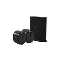 Arlo Ultra 2 Outdoor Security Camera, 2-pack black