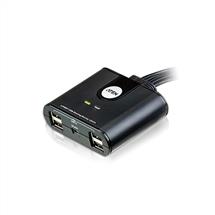 KVM Switch | ATEN US424. Power connector: USB TypeC, Product colour: Black, Housing