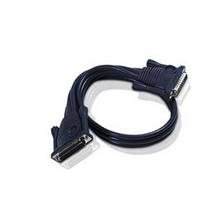 Aten Serial Cables | Aten 0.6m DB25 serial cable Black | Quzo UK