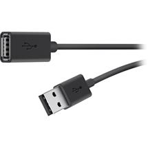 Belkin USB 2.0 A M/F 4.8m USB cable USB A Black | Quzo UK