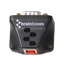 Brainboxes US235. Connector 1: RS232, Connector 2: USB. Product