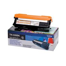 Brother TN328BK. Black toner page yield: 6000 pages, Printing colours: