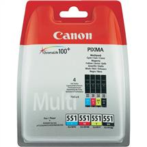 Canon Pixma Printer | Canon CLI551 C/M/Y/BK w/sec. Cartridge capacity: Standard Yield,