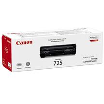 Canon 725 Toner Cartridge. Black toner page yield: 1600 pages,