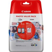 Canon Ink Cartridges | Canon PG545XL/CL546XL High Yield Ink Cartridge + Photo Paper Value