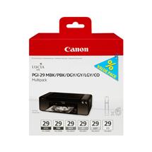 Canon PGI-29 MBK/PBK/DGY/GY/LGY/CO 6 Ink Cartridge Multipack