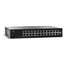 24 Port Gigabit Switch | Cisco SG11224UK, Unmanaged, L2, Gigabit Ethernet (10/100/1000), Full