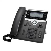 Black, Silver | Cisco IP Business Phone 7841, 3.5inch Greyscale Display, Class 1 PoE,