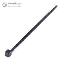 Parallel entry cable tie | connektgear Plastic Cable Ties (High Tensile Strength) 300 x 4.8mm