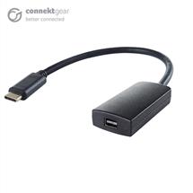 Top Brands | connektgear USB 3.1 Type C to Mini DP Active 4K Adapter  Male to