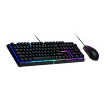 Cooler Master Keyboard and Mouse Bundle | Cooler Master Gaming MS110, USB, Mechanical, QWERTY, RGB LED, Black,